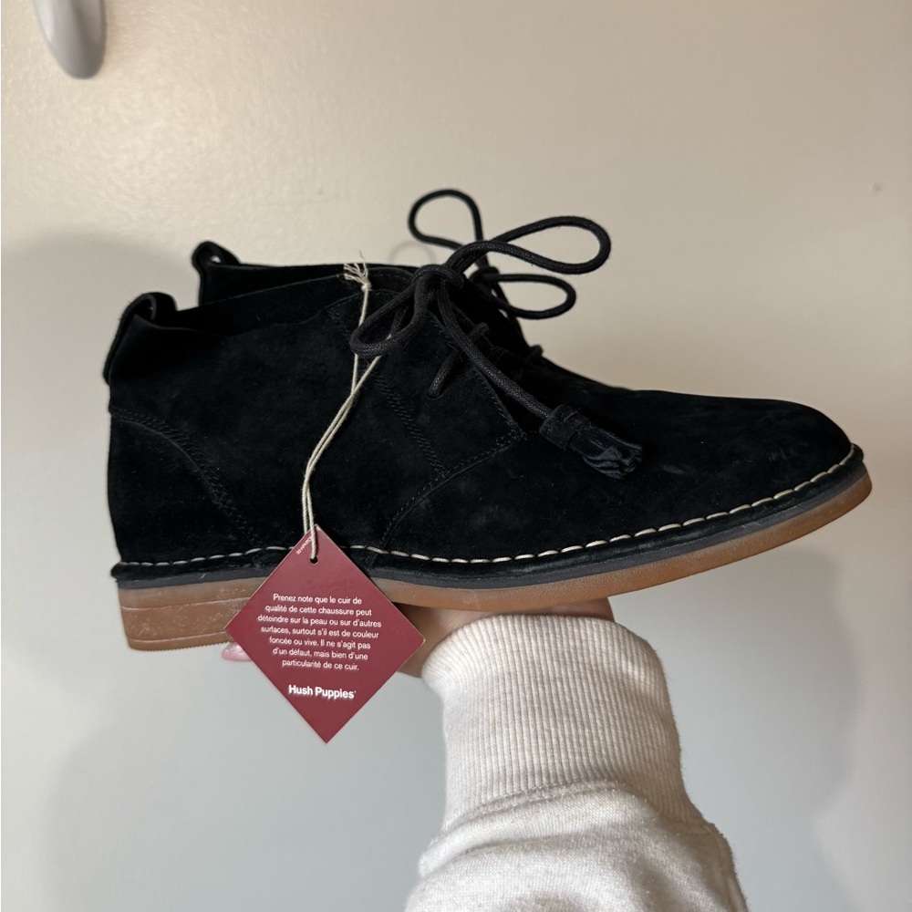 Hush Puppies Women's Cyra Catelyn Suede Ankle Boots Shoes